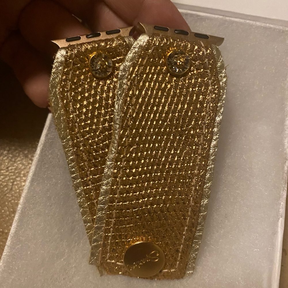Handmade Rose gold Apple Watch band